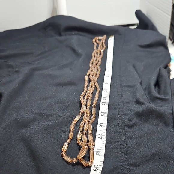 Pinkish Beaded Double-Strand Necklace - Picture 6 of 8